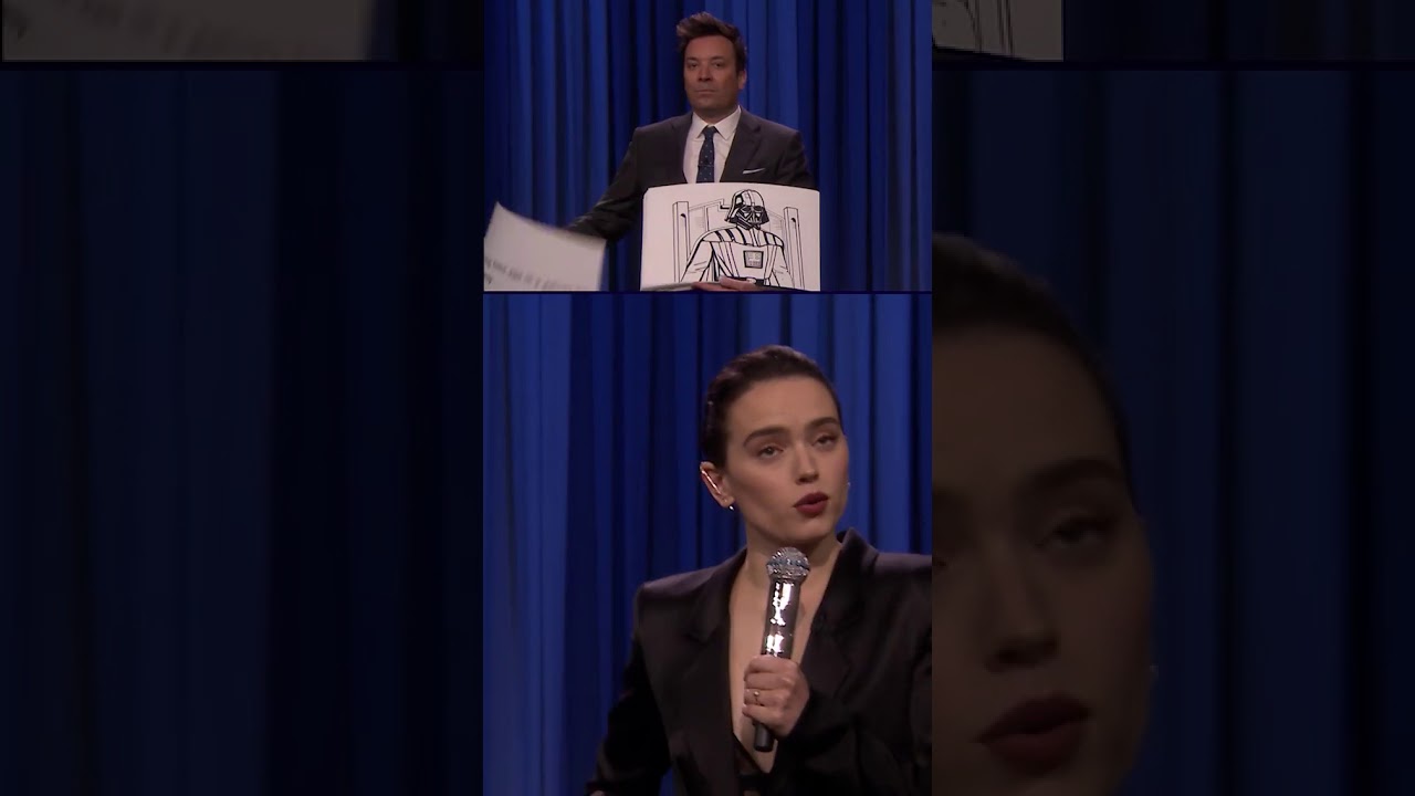 The tonight show (  Daisy Ridley raps a recap of all eight star wars movies )  