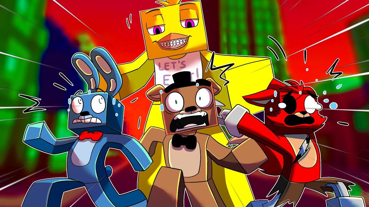 Giant Chica Eats Freddy! in Minecraft Fnaf Roleplay | Ep. 69