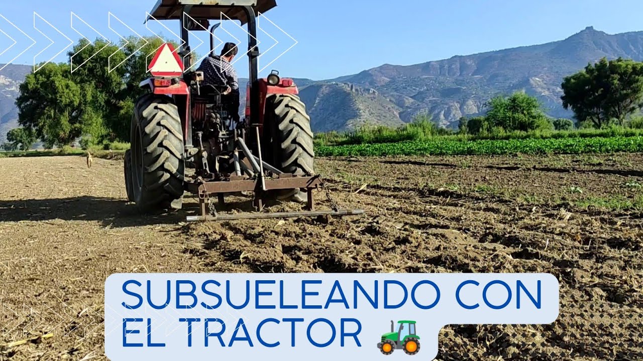 Trabajando con el tractor 😁 con el subsuelo 🚜🚜