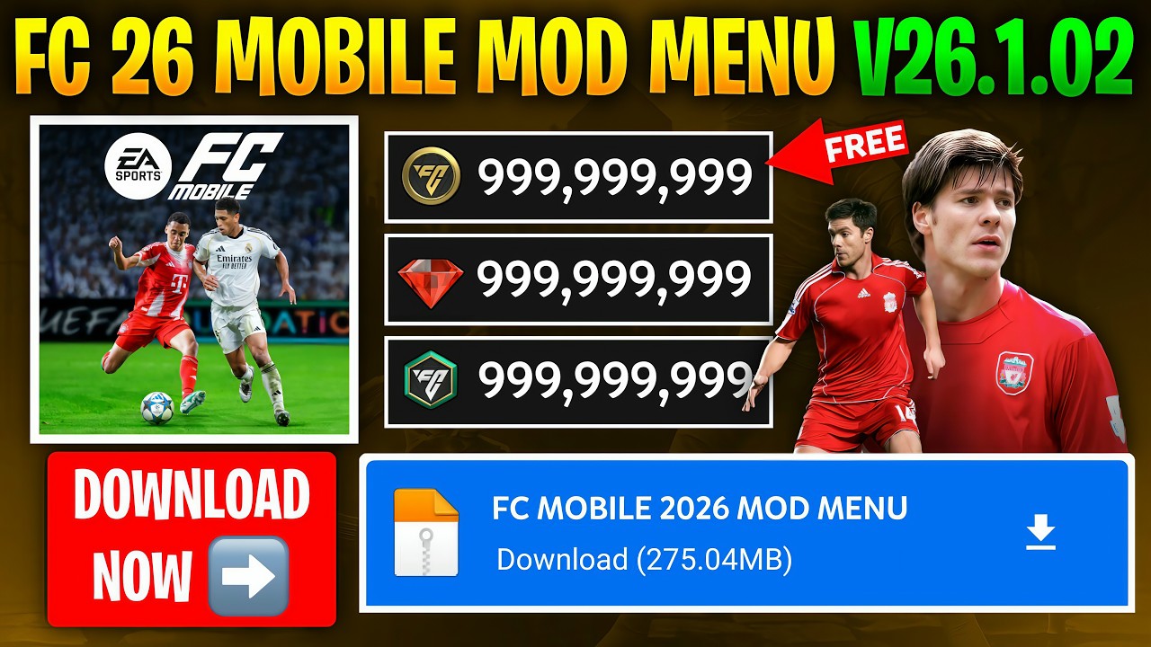 ⚡ FC MOBILE MOD MENU V26.1.01 | Unlimited Money, Fc Points - FC Mobile Mod Menu | Fc Mobile Mod Apk