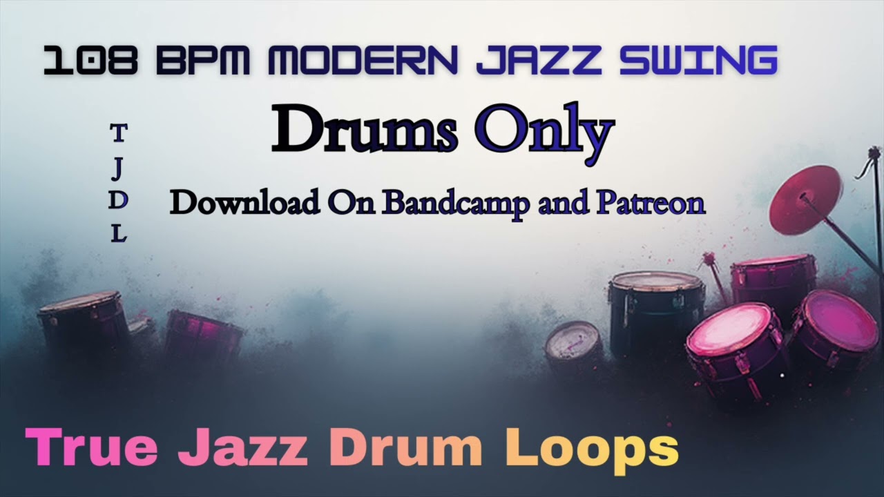 “108 bpm Modern Jazz Drum Tone 4/4 Swing” Download link in description 