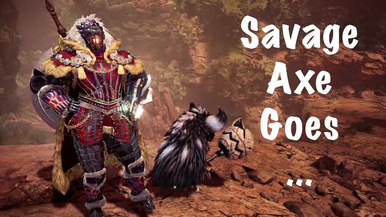 Monster Hunter World Iceborne Using Savage Axe Charge Blade