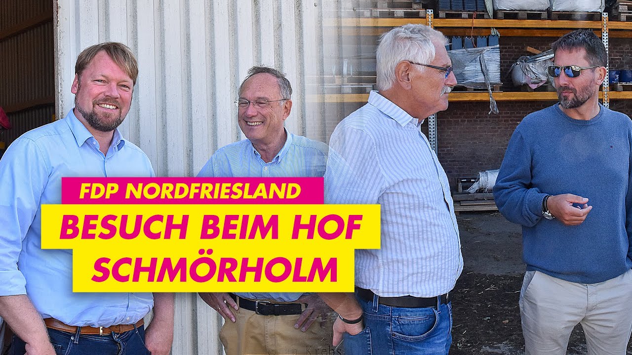 Sommerfest der FDP Nordfriesland | Besuch beim Hof Schmörholm in Leck mit Gyde Jensen MdB