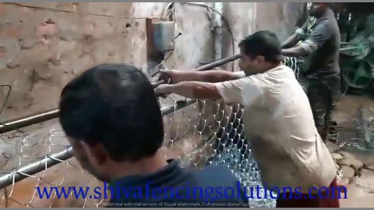 Chain Link Fencing Rust Free Manufacturing Installation By SEC, India