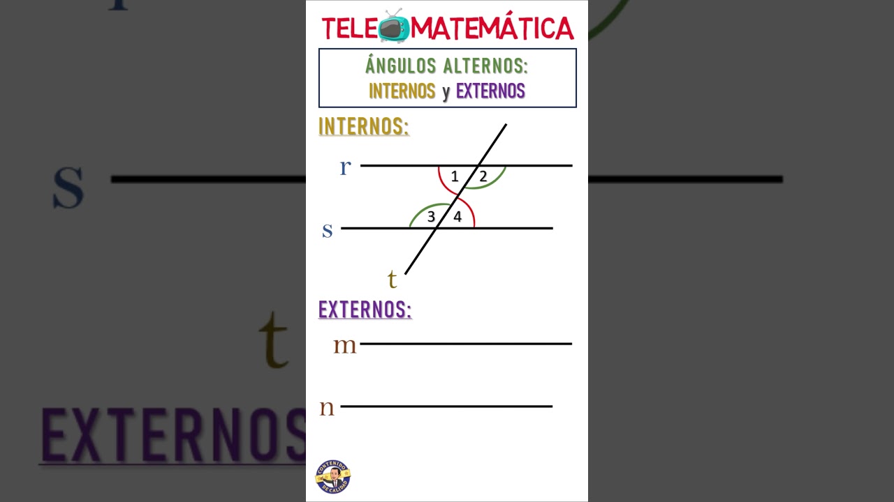 ¡Ángulos Alternos Internos y Externos! 🧠 Entiéndelos Fácil y Rápido