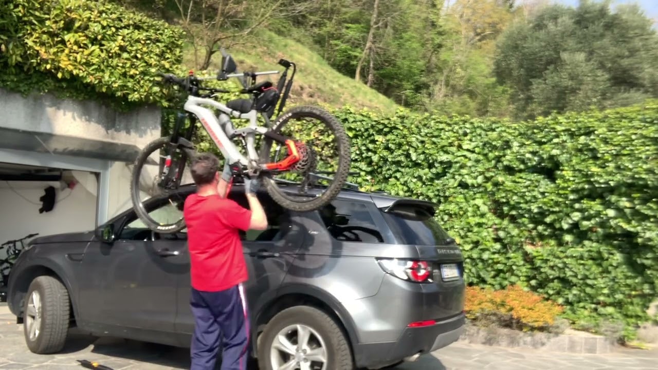 PORTABICI EBIKE DA TETTO
