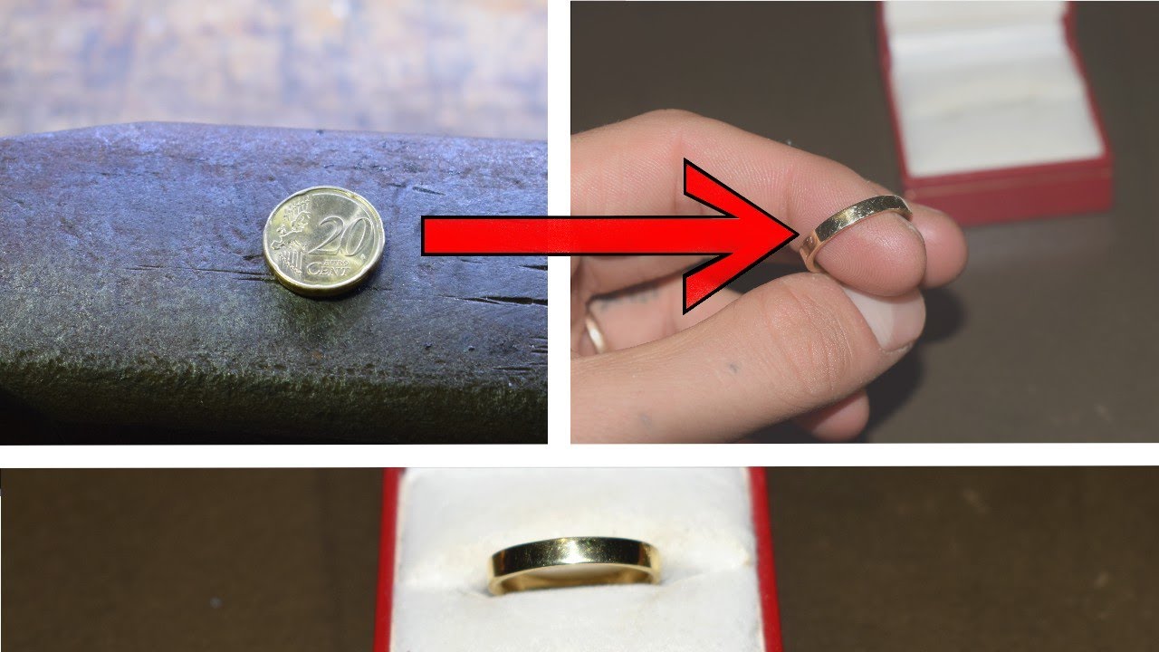 FABRIQUER une bague avec une PI&Egrave;CE de 20 centimes