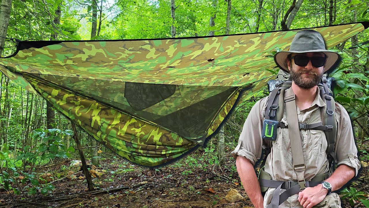 Solo Camp In A Hennessy Jungle Expedition Hammock | Summer Storm