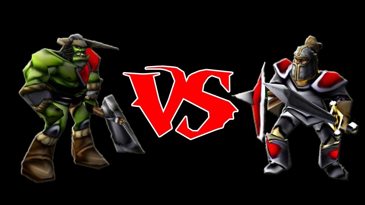 Grunts vs Footmen (fully upgraded/100 limit)