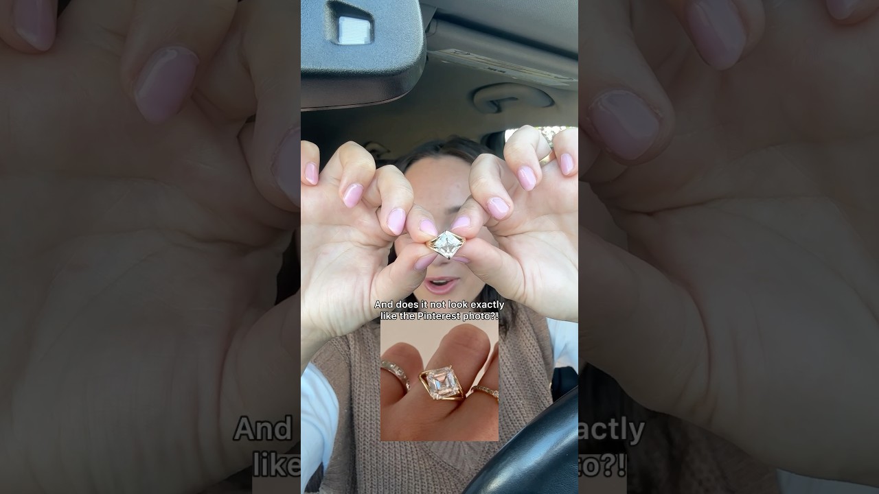 WHY I LOVE MOISSANITE: I have 3 wedding rings&hellip; Here&rsquo;s the tour! #engagementring #customring