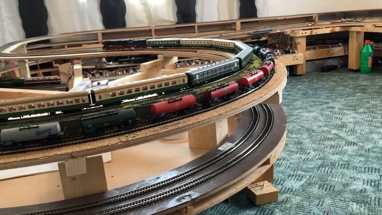 Modellbahn Spur TT Fahrbetrieb 21 - Pfingstdampfdieselei Kreuz und Quer