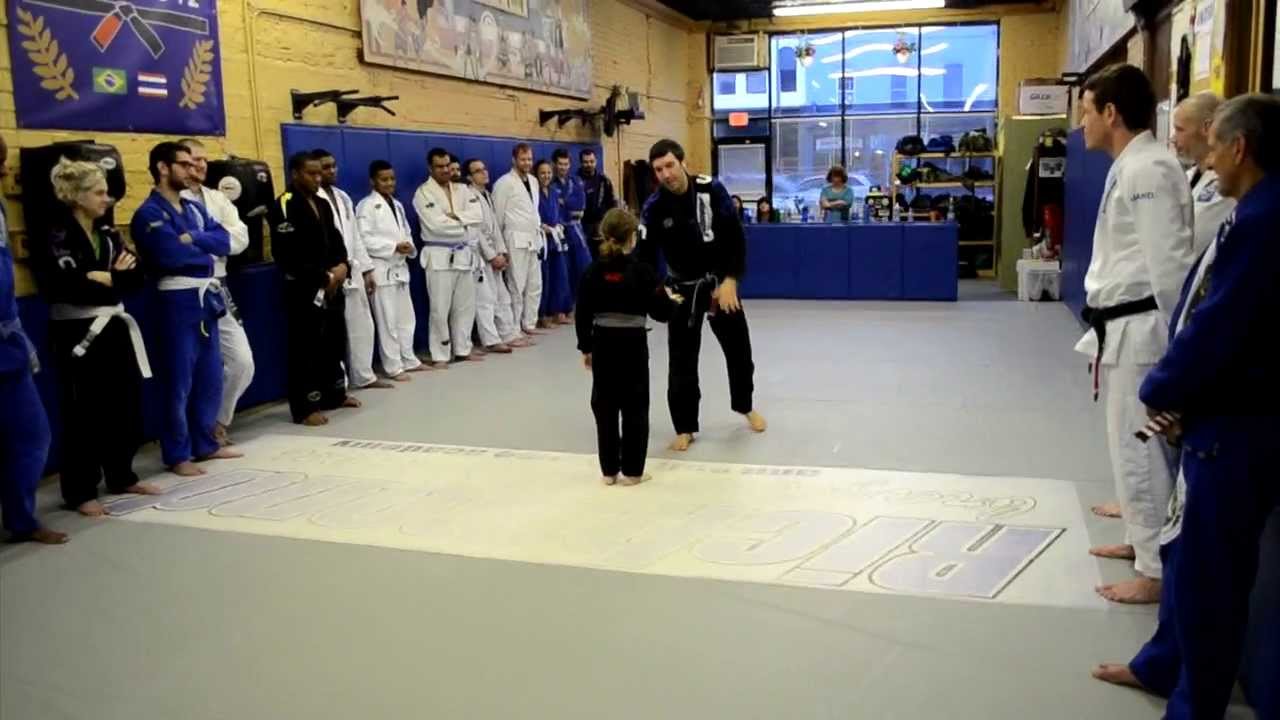 8 year old Isabelle Szczerbinski BJJ Yellow Belt Test (October 12th, 2013)