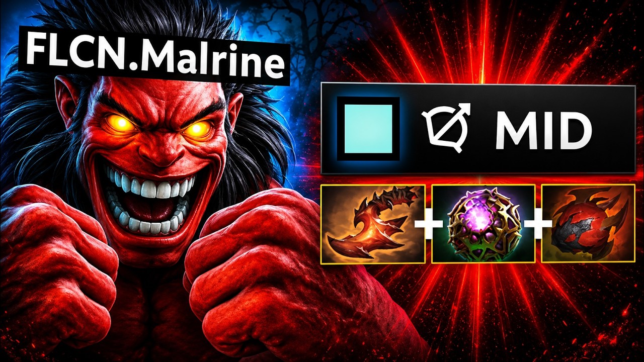 Malr1ne&rsquo;s 17K MMR MID AXE is BROKEN 🤯 We Were Playing Axe WRONG! | Dota 2