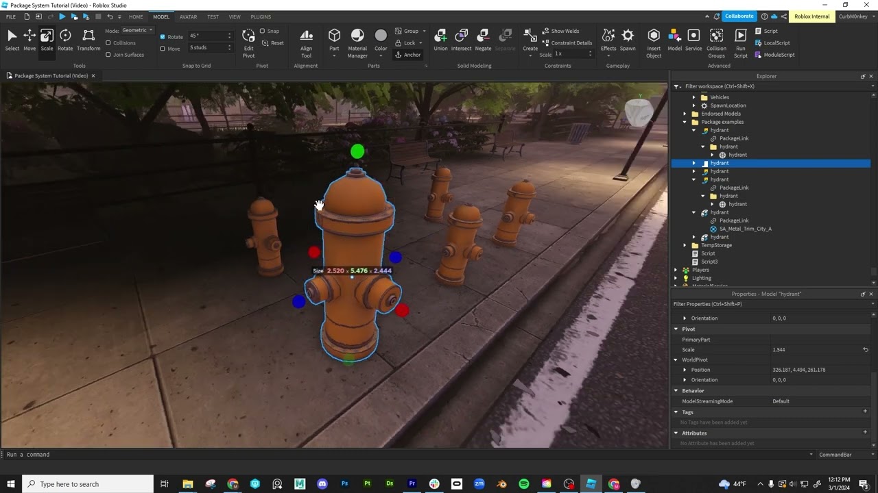 Roblox Studio: Package Tutorial Series 2 of 3 Package Workflows