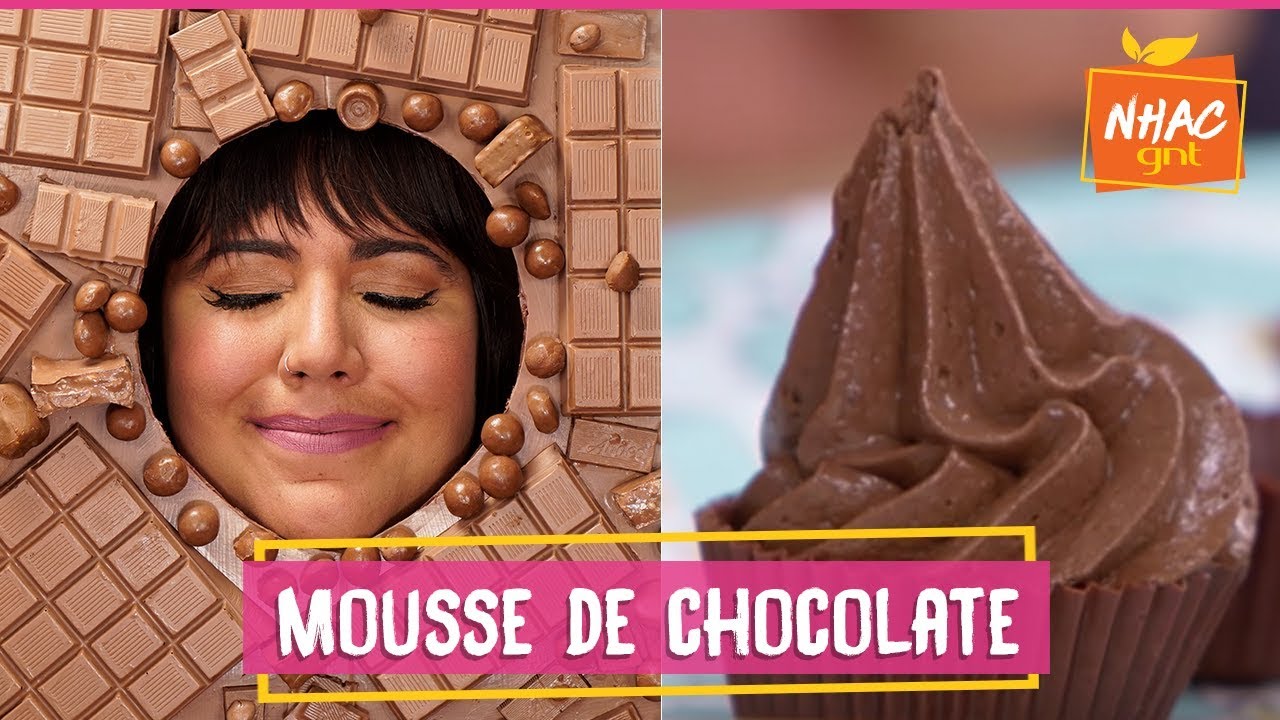 Mousse de chocolate cremoso | Raíza Costa | Rainha da Cocada