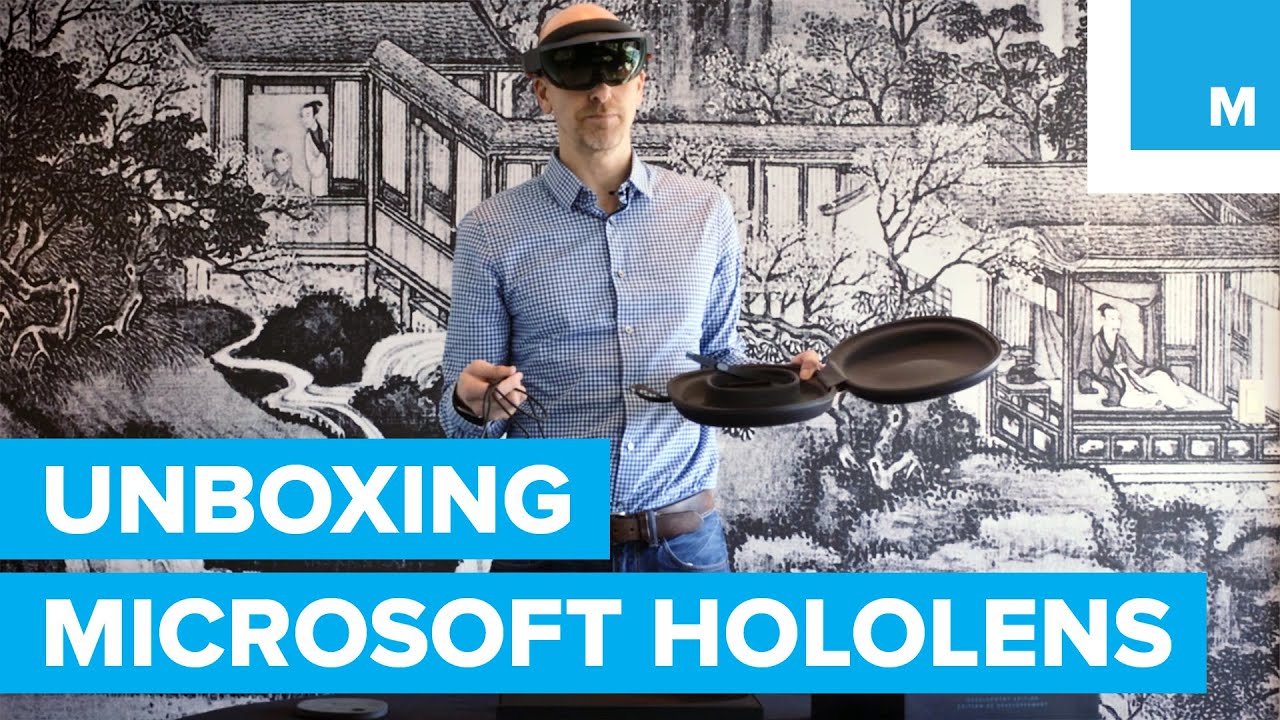 Unboxing Microsoft HoloLens Development Edition | Mashable