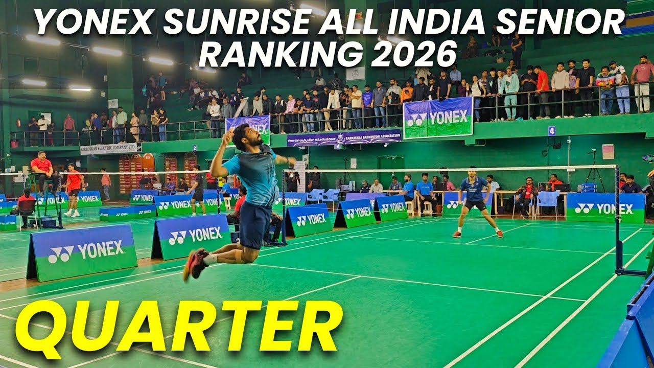 RAGHU M VS DHRUV NEGI | YONEX SUNRISE SENIOR NATIONALS 2026 BANGALORE 
