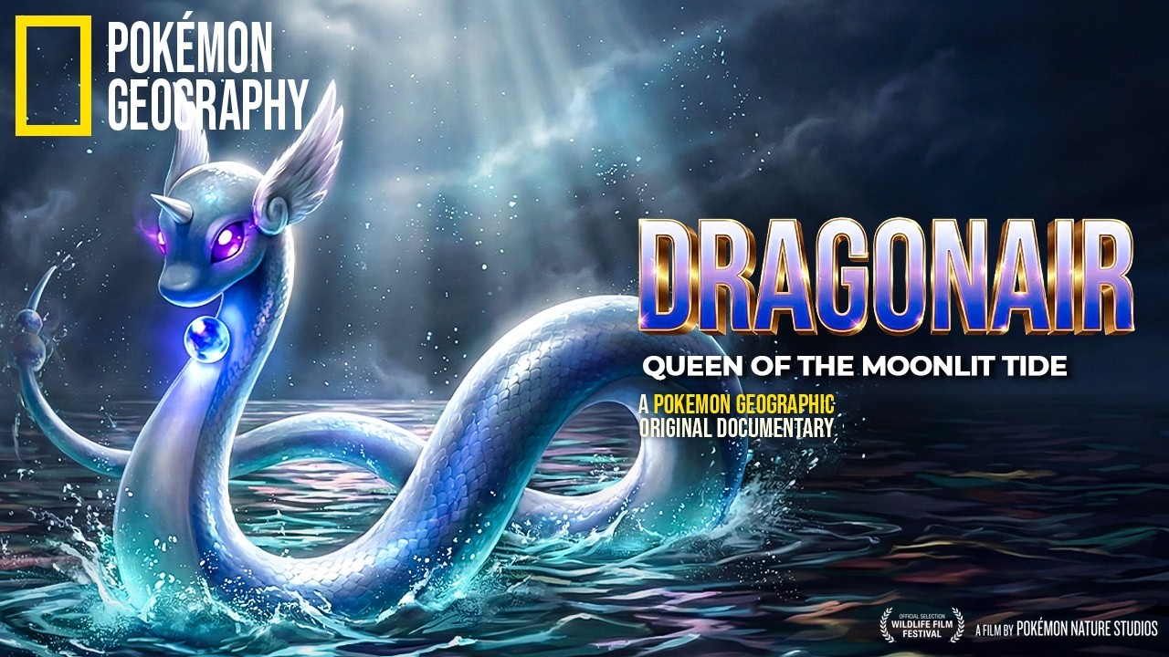 NatGeo Planet: Dragonair | Queen of the Moonlit Tide - Silver Scales  (Real-Life Pokémon)