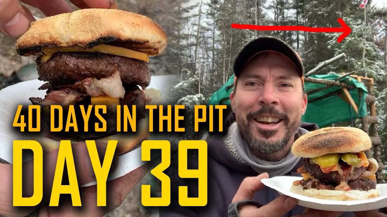 DAY 39: 40 DAYS in THE PIT 🔥 POPE LEO Lookout & Double Bacon Cheeseburger!