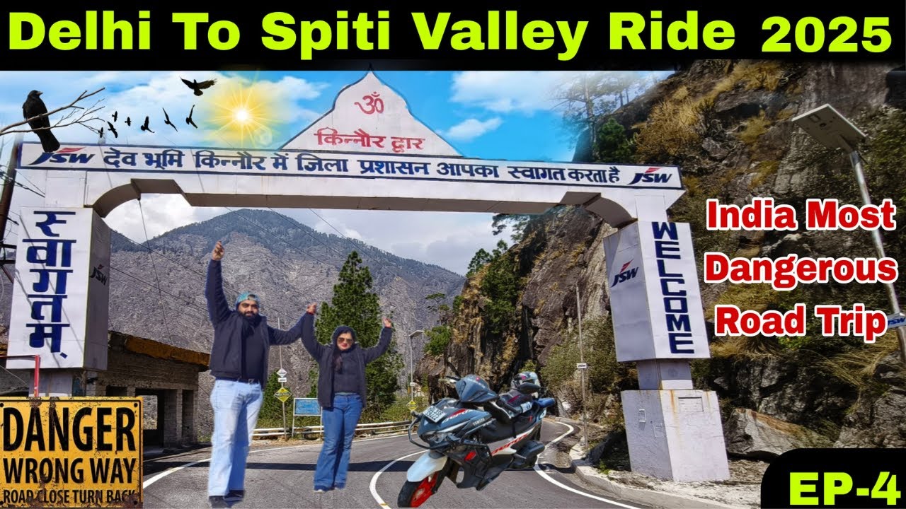 EP-4 निकल गए नारखंडा से स्पीति || Delhi To Spiti Valley On My Aerox Scooter | #Shyamvir4441 #Viral