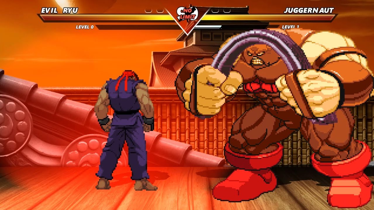 EVIL RYU vs JUGGERNAUT - The most epic fight ever made!