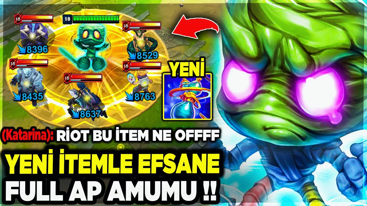 S16 FULL AP BUILD AMUMU !! YENİ İTEMLE EFSANE TEK ATIYOR !!