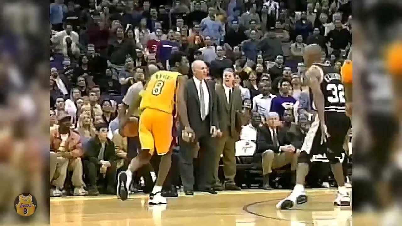 121. December 1, 2000 - Kobe Bryant Clutch DAGGER Jumper over Sean Elliott vs San Antonio Spurs