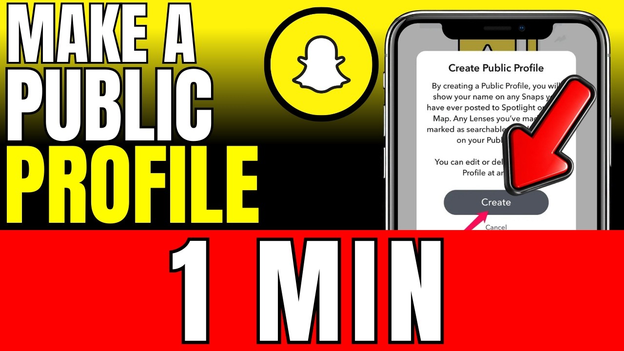 Как создать публичный профиль в Snapchat (2026)