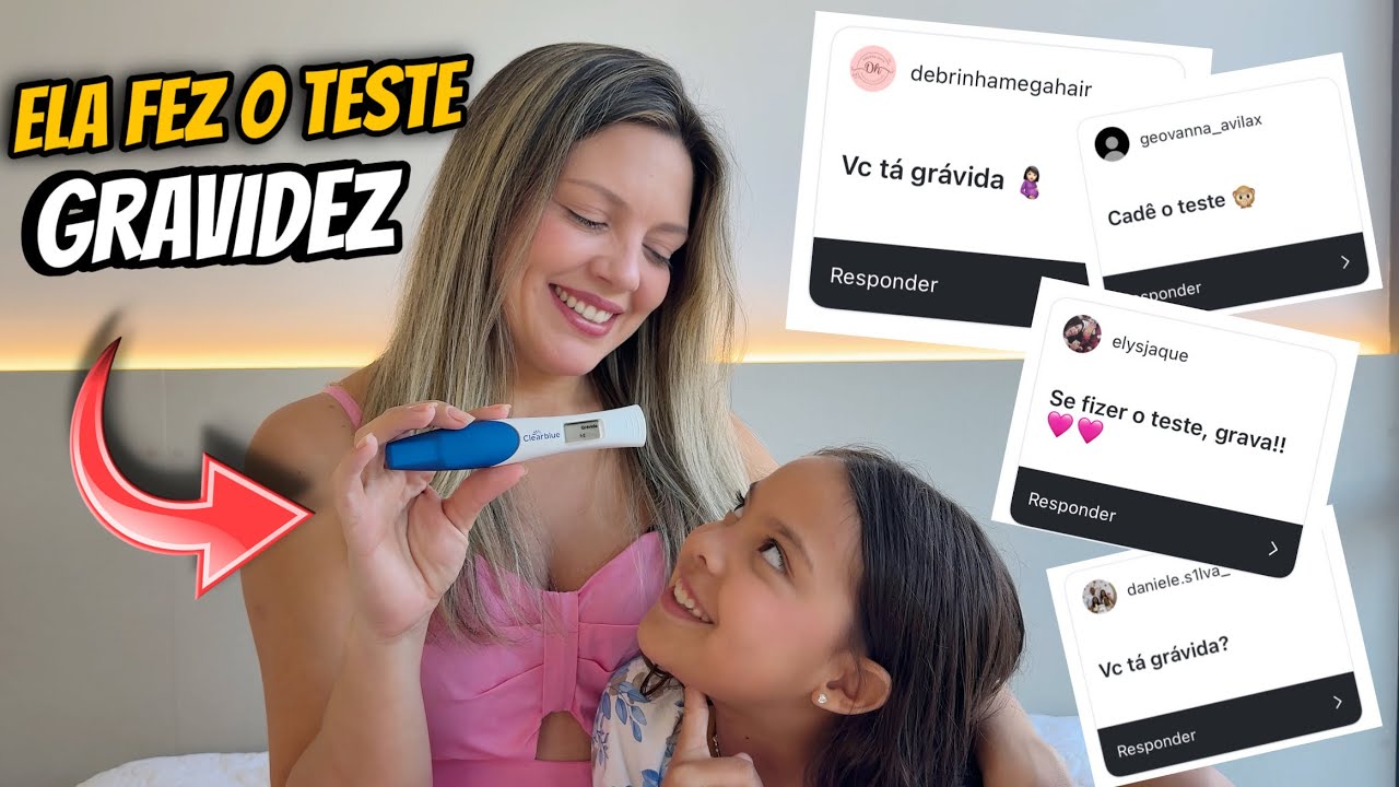 FIZEMOS O TESTE DE GRAVIDEZ !!! 🥹😬😱