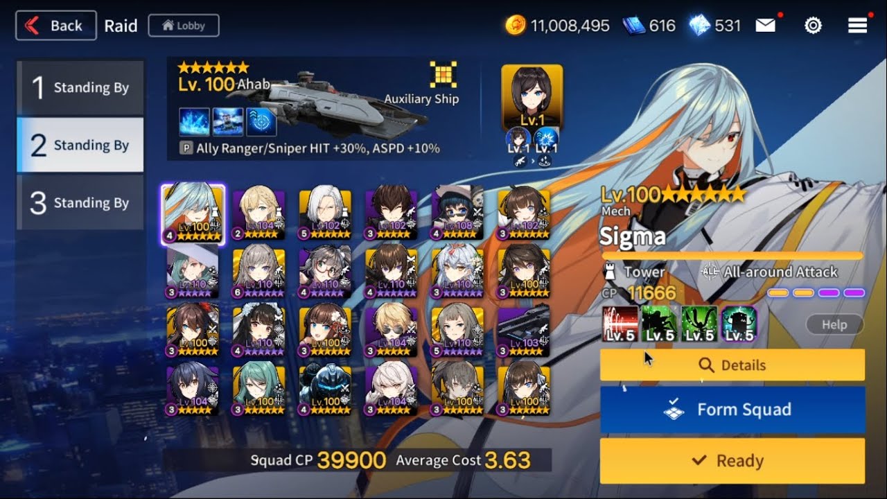 [Counter:Side] Lv. 150 inhibitor auto