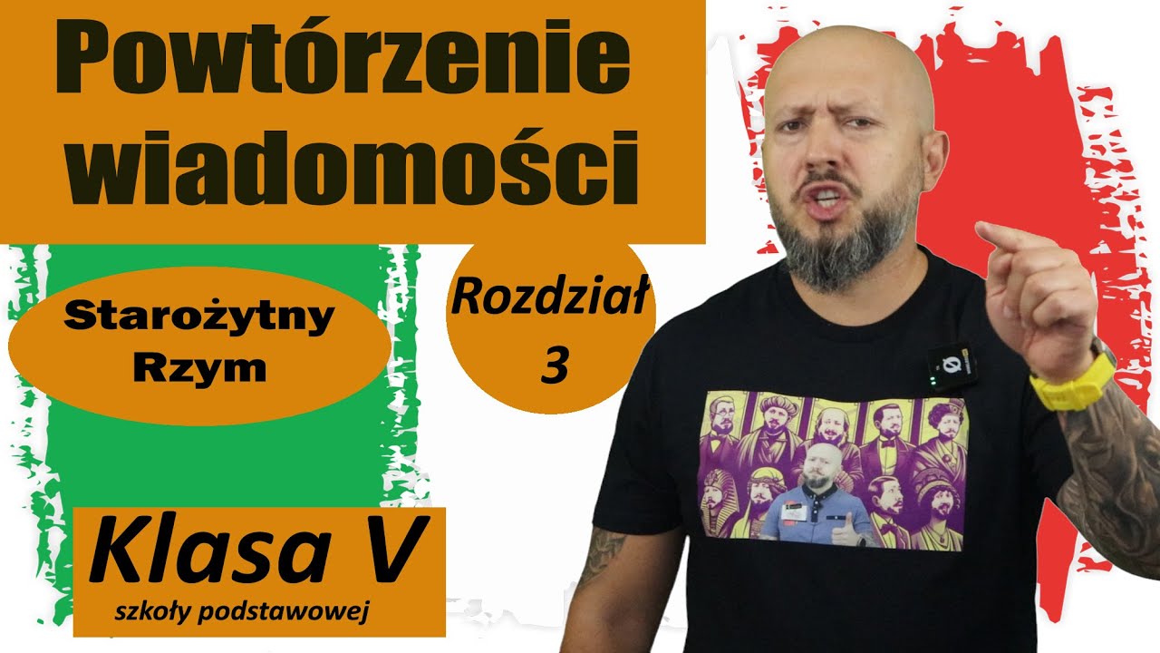 Powtórzenie wiadomości klasa 5. Rozdział 3- Starożytny Rzym. Czas na podsumowanie!