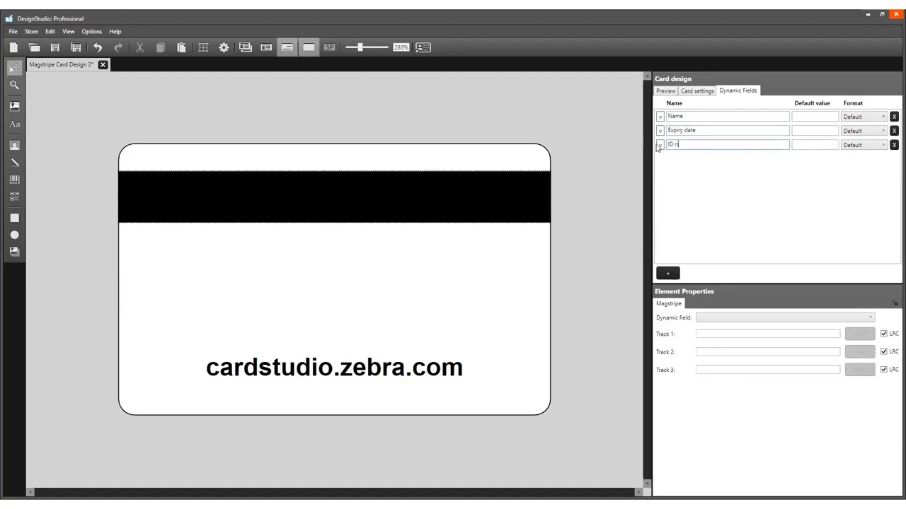 Setup and encode a Magstripe card   Zebra