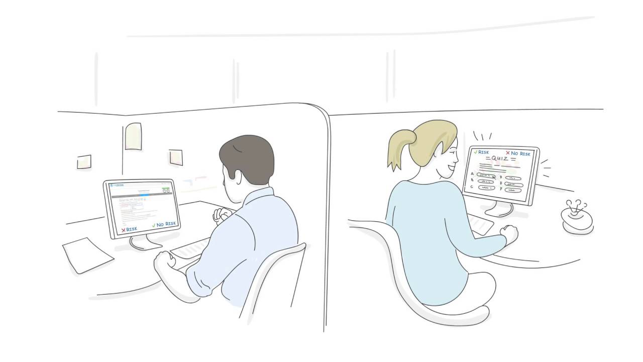 Whiteboard animation for Cyber Risk Aware