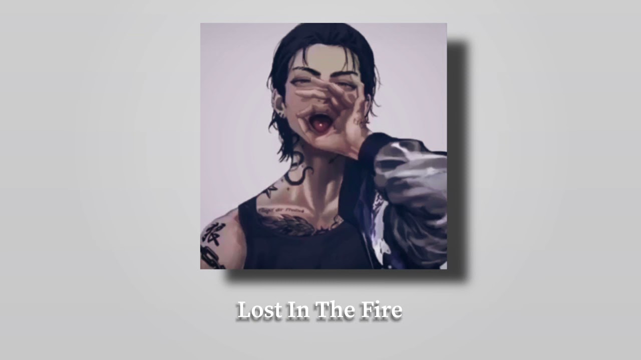 Gesaffelstein & The Weeknd - Lost In The Fire ( Official Instrumental) Slowed