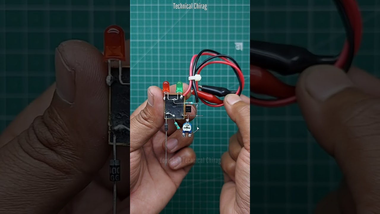 12v battery charger circuit with auto cut off