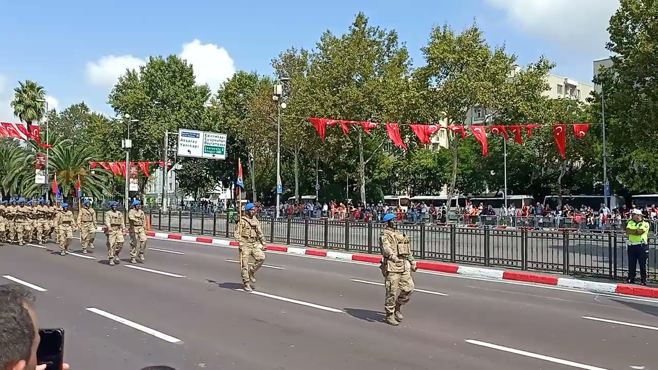 zafer bayramı geçiş töreni (30 Ağustos zafer bayramı
