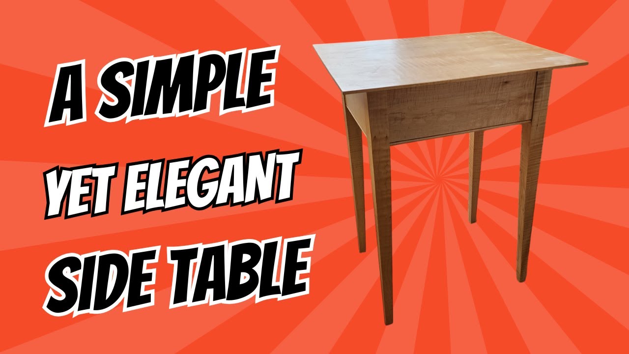 A Simple Yet Elegant Side Table / Woodworking Project