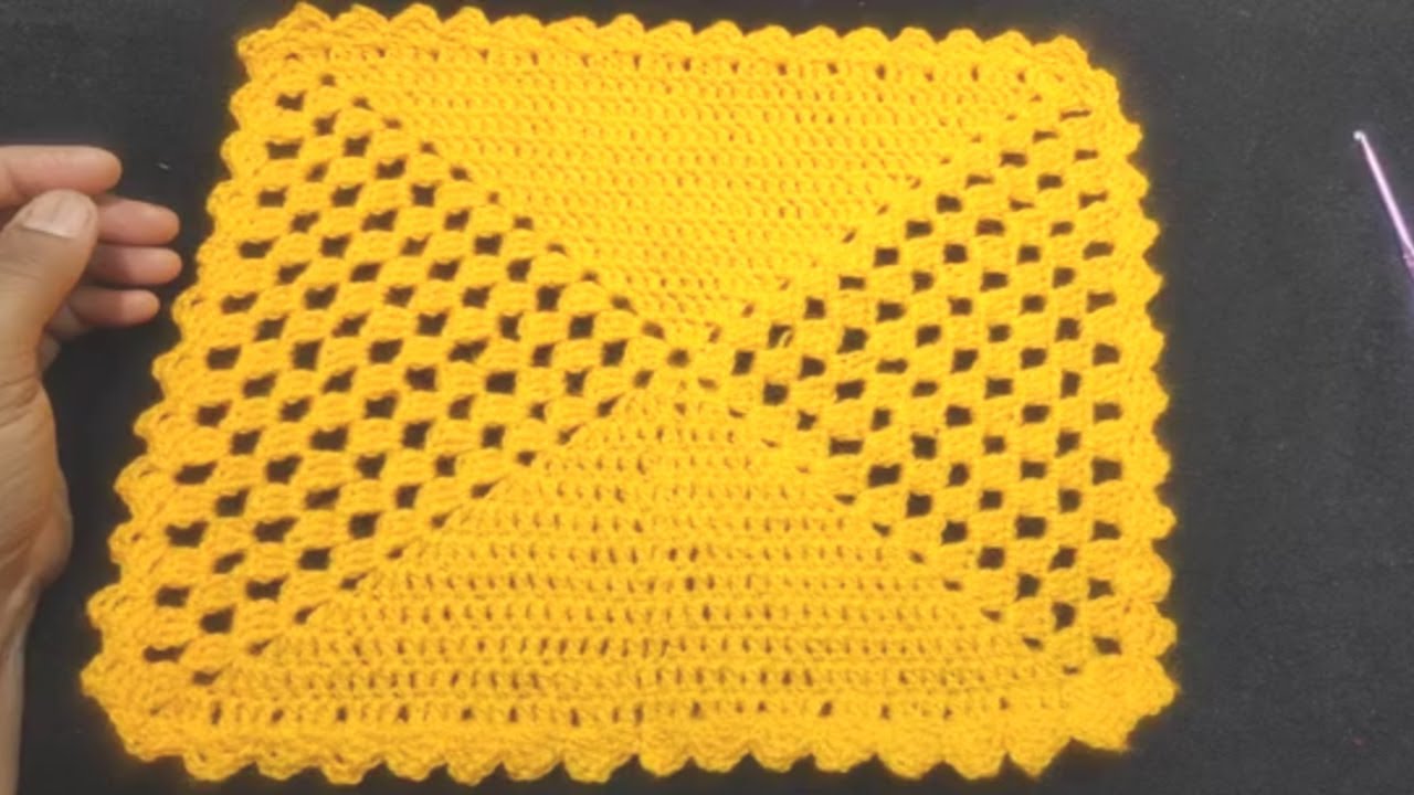 How to crochet- crochet square(17) Hindi