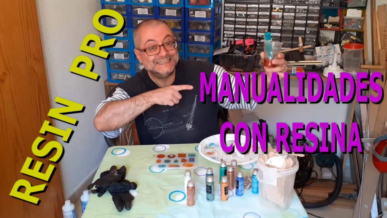 Presentacion de productos RESIN PRO - Manualidades con resina - Llaveros de colores