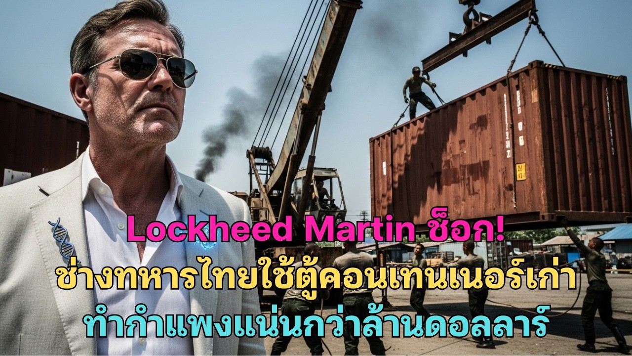 Lockheed Martin ช็อก! ช่างทหารไทยใช้ตู้คอนเทนเนอร์เก่าทำกำแพงแน่นกว่าล้านดอลลาร์