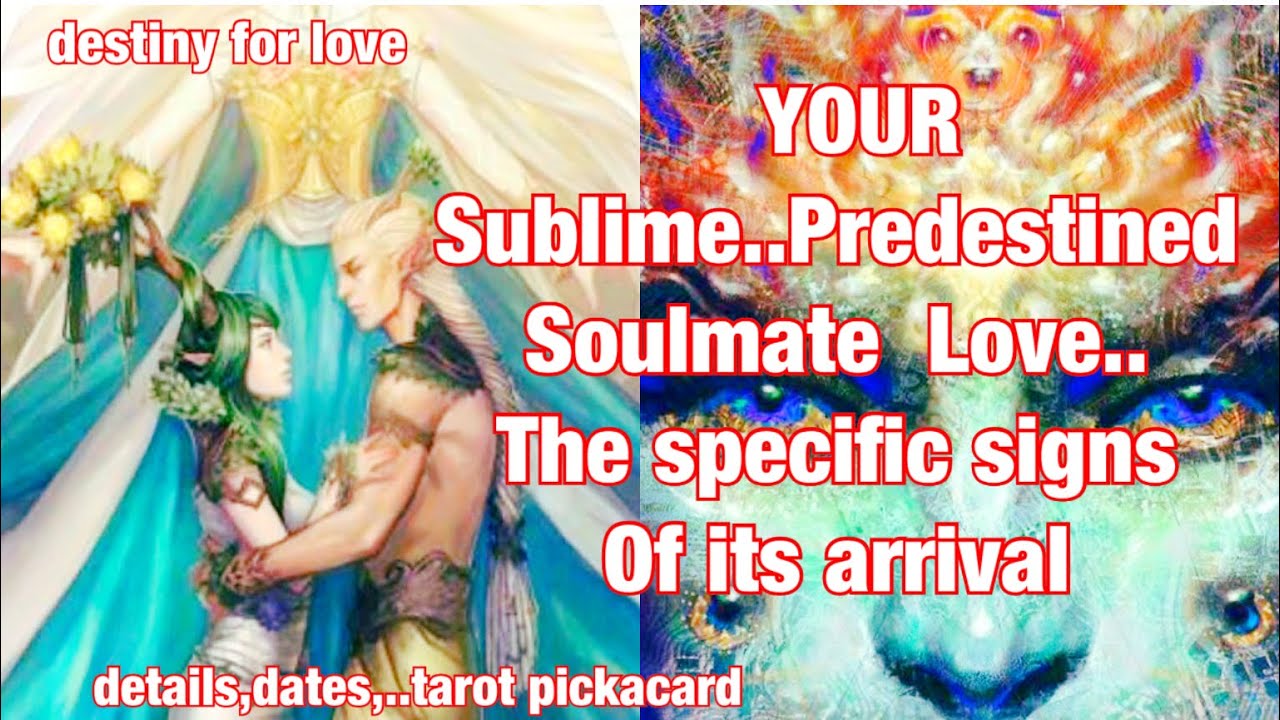 Your specific signs your soulmate is arriving..predestined tarot pickacard
