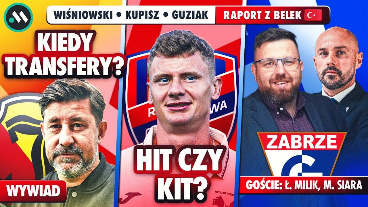 DAWIDOWICZ W RAKOWIE: HIT CZY KIT? MASŁOWSKI O TRANSFERACH JAGIELLONII + GÓRNIK - SLOVAN NA ŻYWO