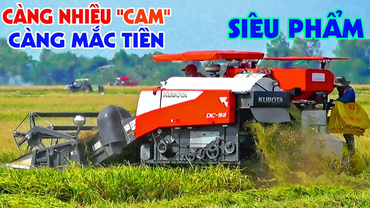 Najnowszy kombajn Kubota w Wietnamie Kubota DC-93