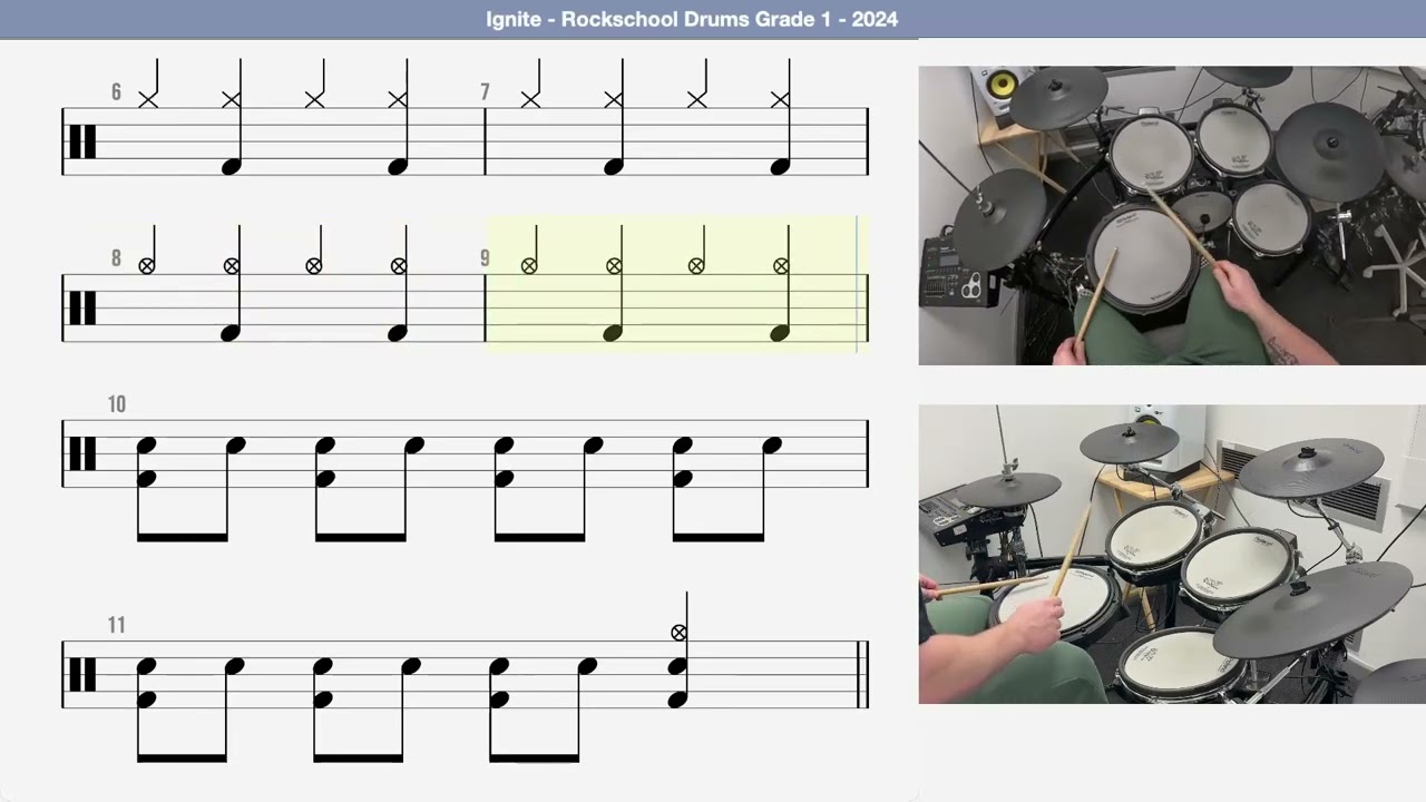🥁 Ignite   Rockschool Drums Grade 1   2024