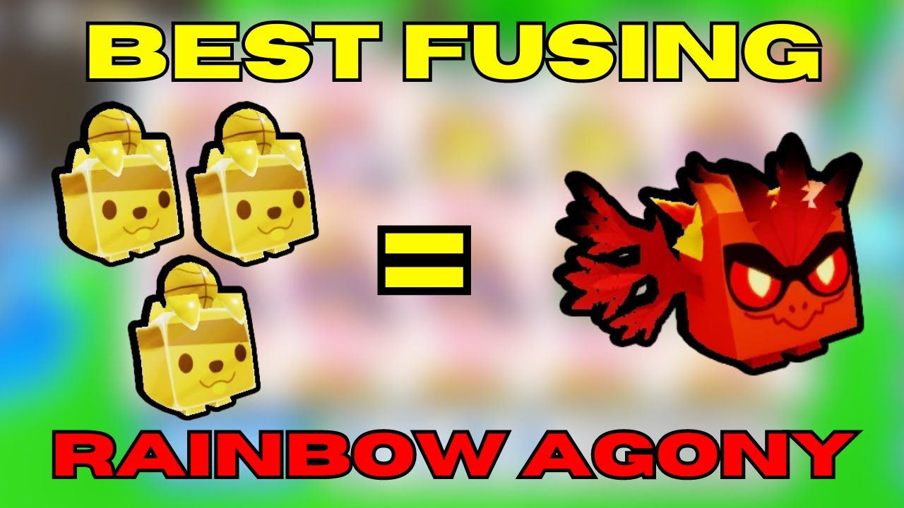 Cheap fusing Method to Get Rainbow Legendary Wildfire Agony In pet simulator X | Pet Sim X