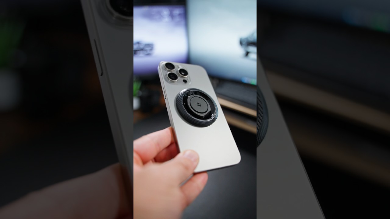 Spigen O-Mag - Magnetic Ring Holder for iPhone Magsafe