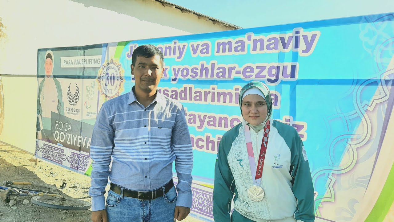 CHEMPION RO'ZA QO'ZIYEVA SHOVOTGA UYGA KELDI