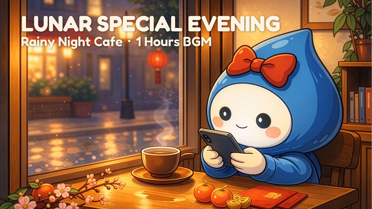 Lunar Window Reflection 🧧 | Gentle Chinese Instrumental for Quiet Evenings (1 Hour)