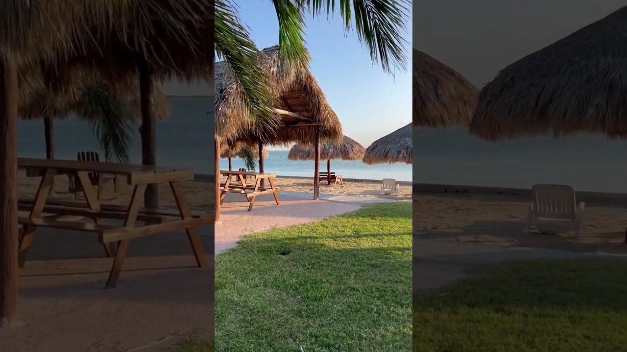 Hermosas caba&ntilde;as frente al R&iacute;o Soto la Marina en Playa La Pesca.