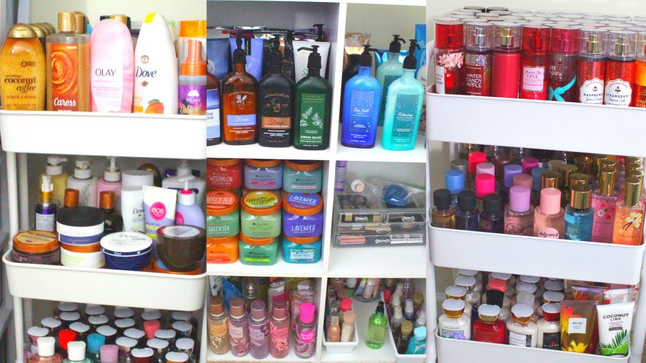 ORGANIZE MY HYGIENE AND BODY CARE COLLECTION WITH ME!